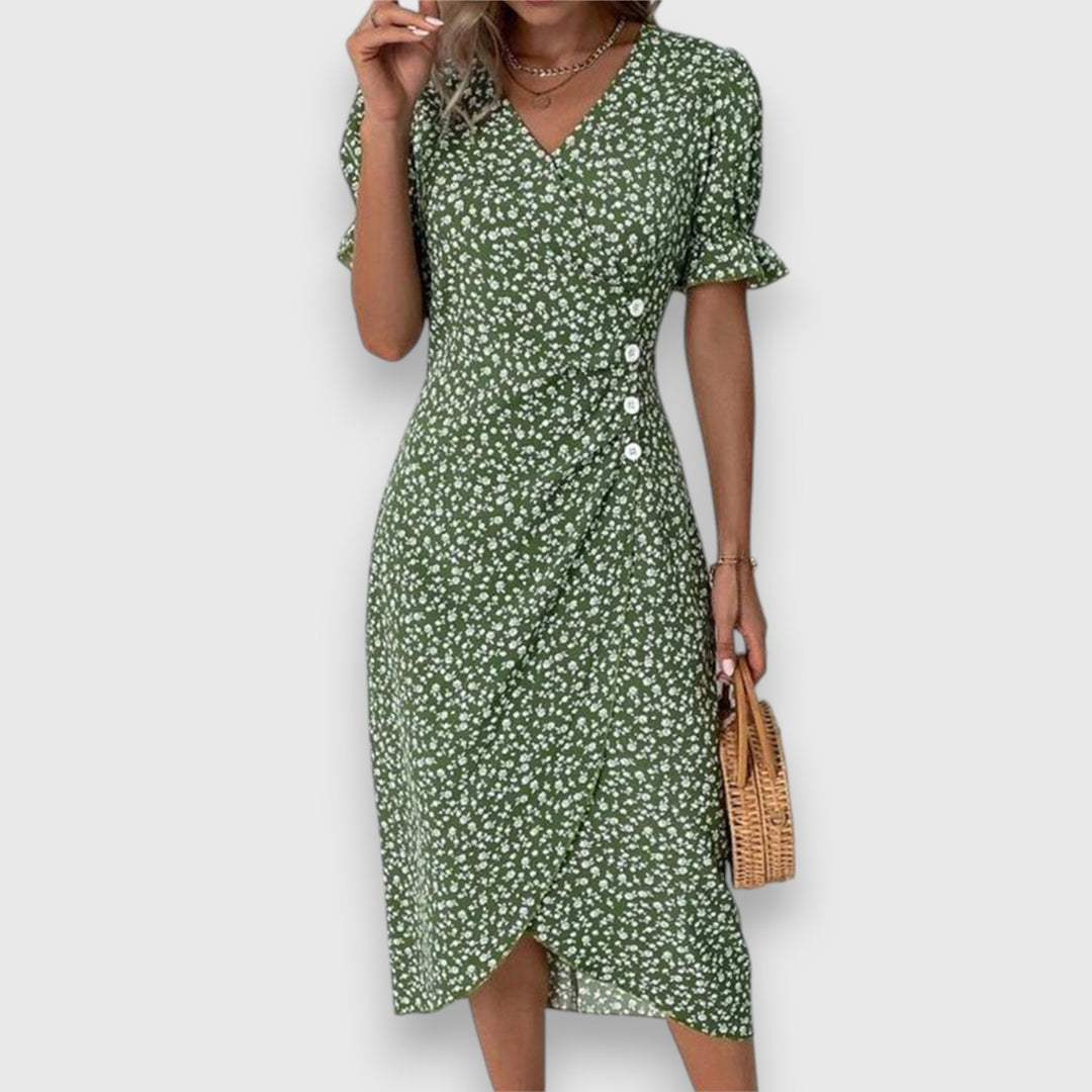 Tessina – Elegante Bloemenjurk