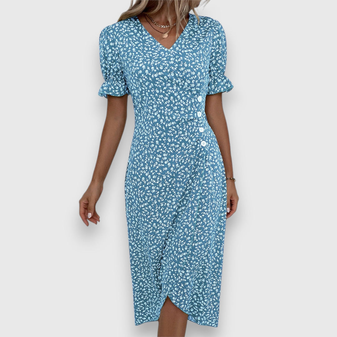 Tessina – Elegante Bloemenjurk