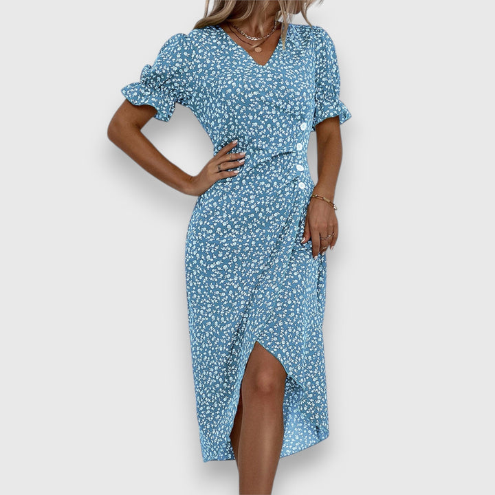Tessina – Elegante Bloemenjurk