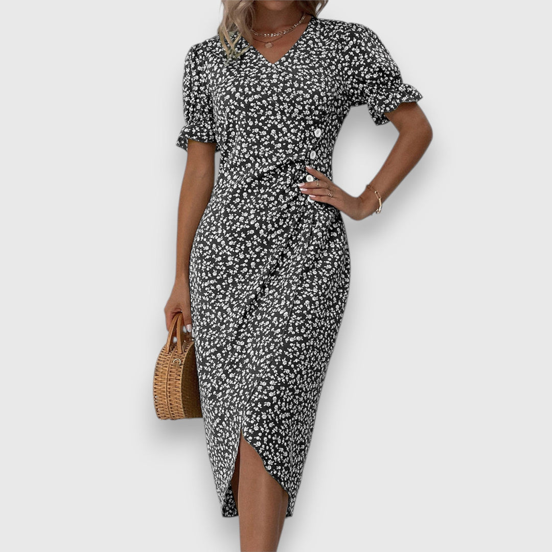 Tessina – Elegante Bloemenjurk