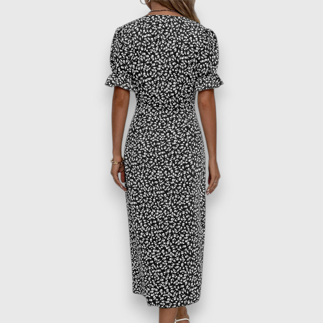 Tessina – Elegante Bloemenjurk