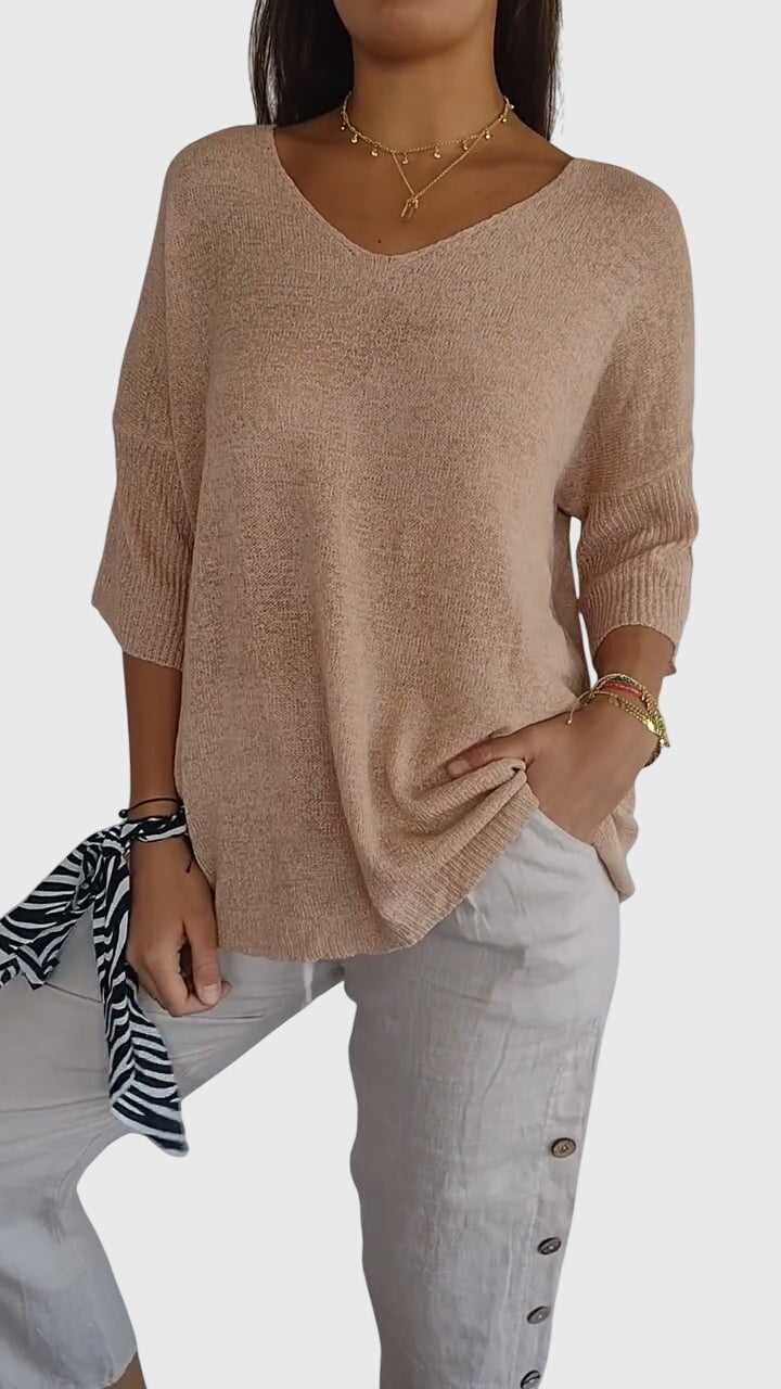 Cassandra | Elegante V-hals Top