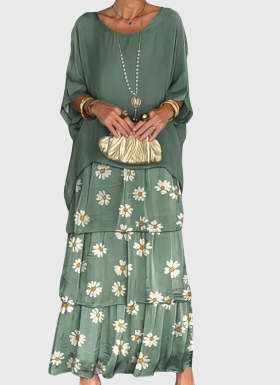 Susan | Lange en Vloeiende Elegante Jurk