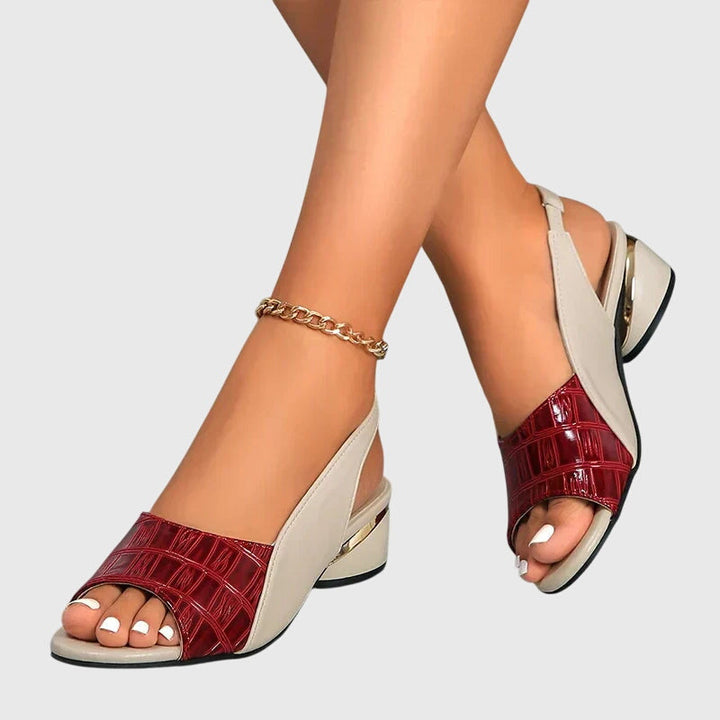 Whitney | Elegante Leren Sandalen