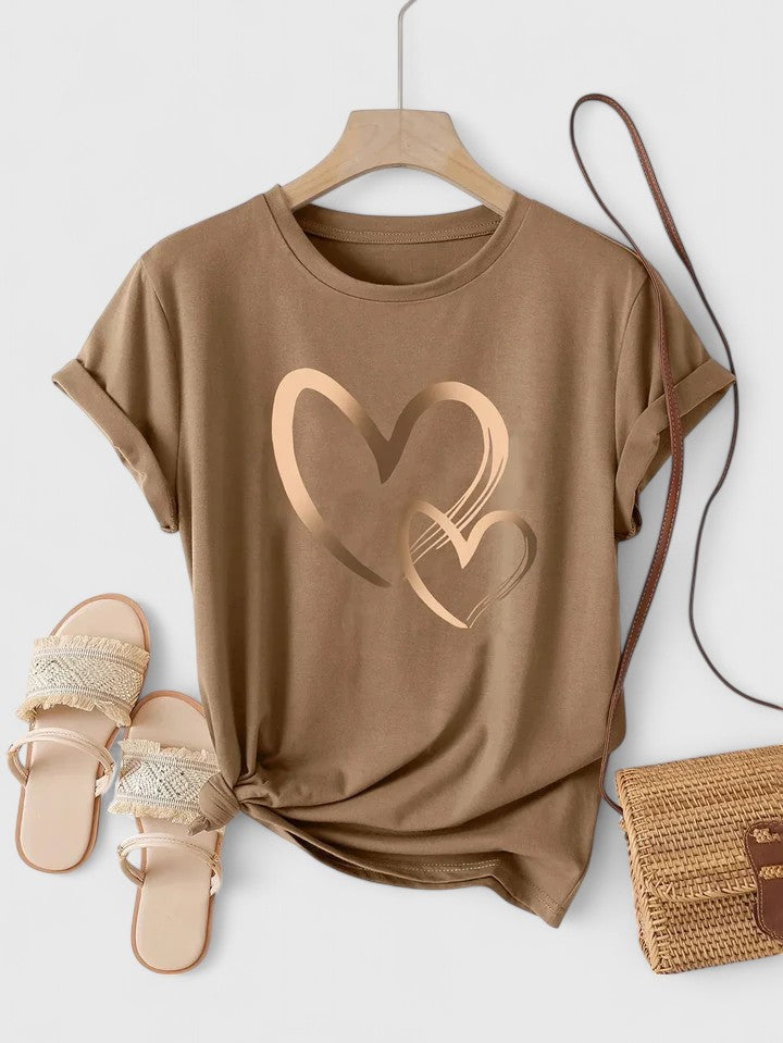 Ivanelle | Comfortabele Korte Mouwen T-Shirt