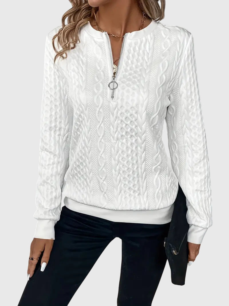 Nora | Sweater Met Rits