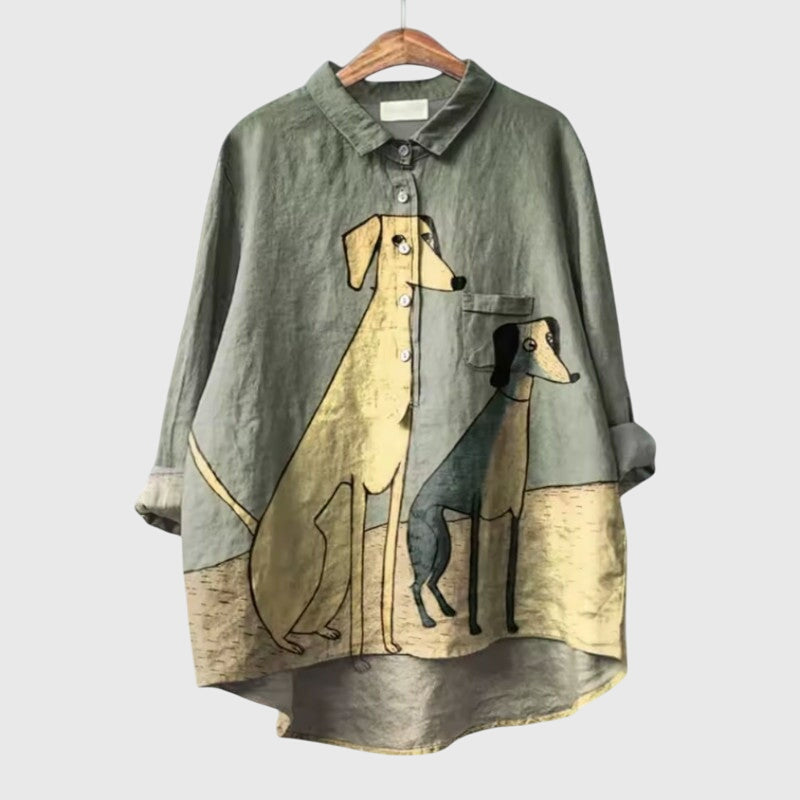 Asta | Blouse - Hond 1