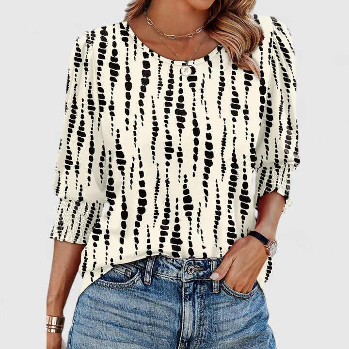Solara | Elegante Gerimpelde Top
