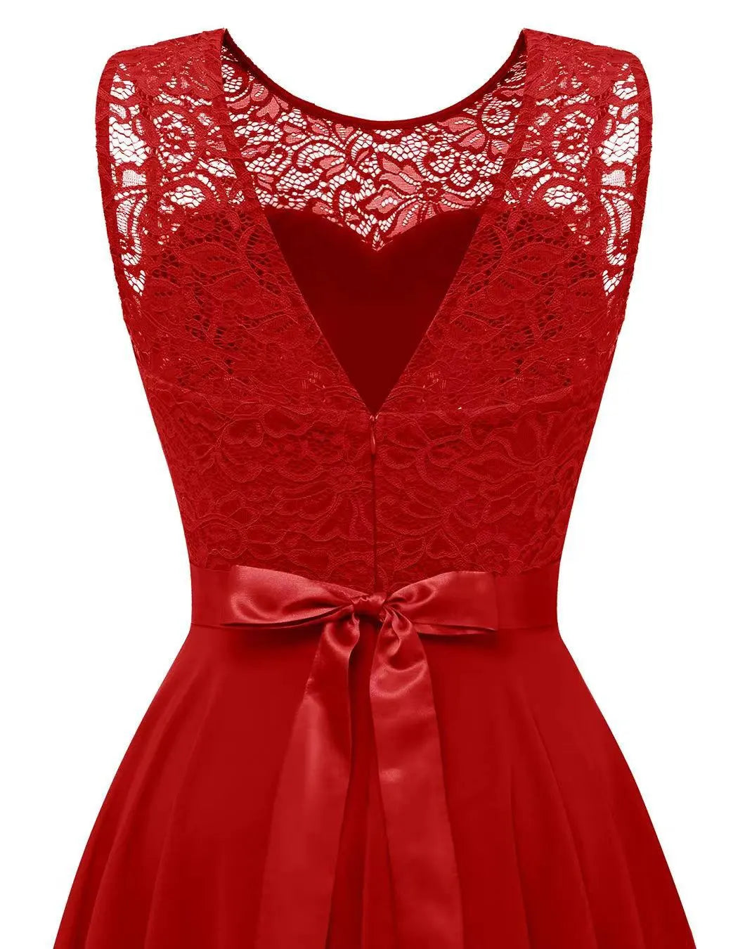 Kaitlyn | Vrouwen Trouwen Gast High-Low Elegante Jurk