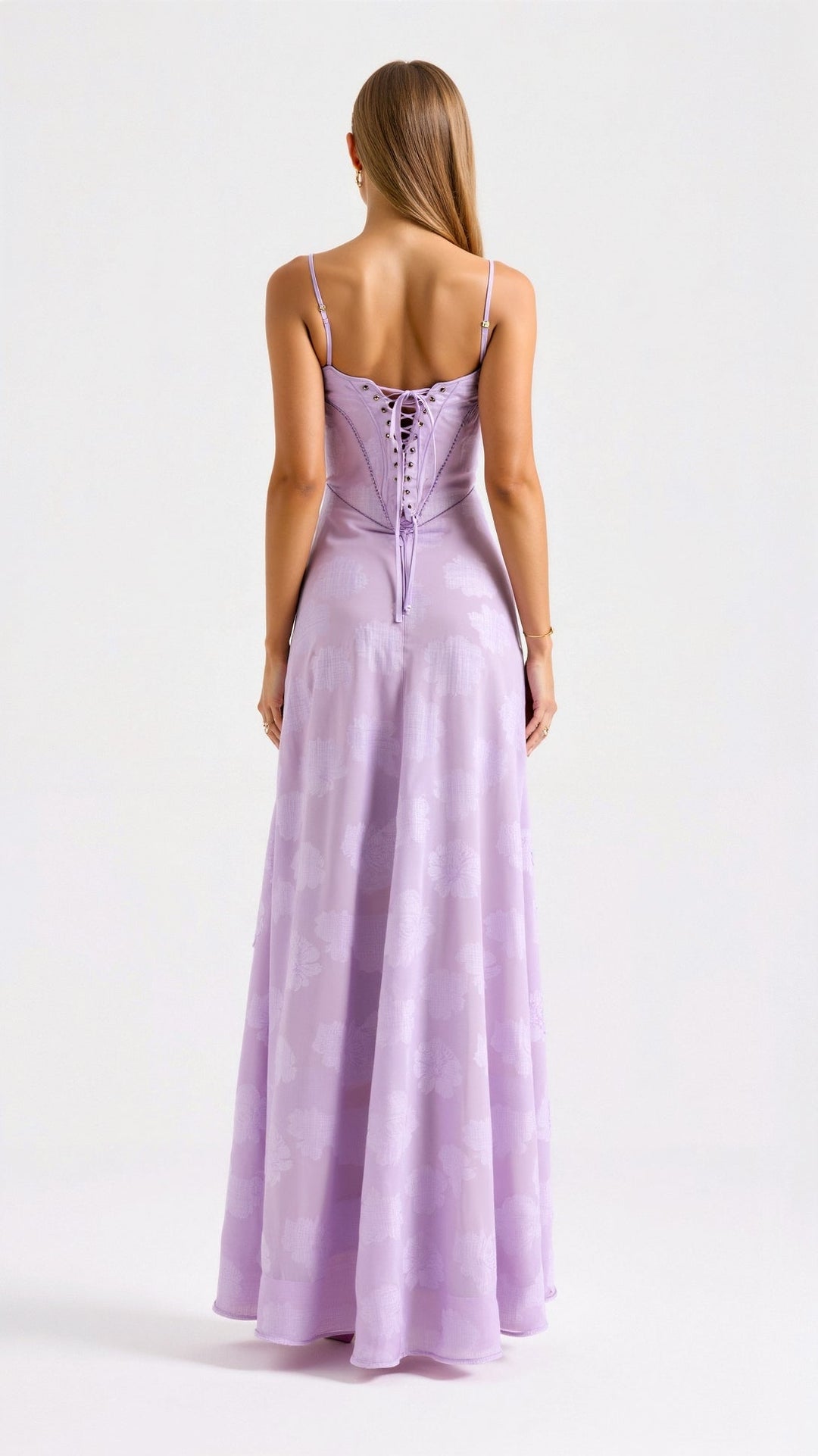 Caroline | Dames Bruiloft Gast Slip Maxi Jurk