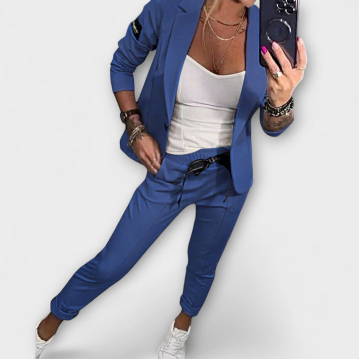 Vionne | Elegante Set van Top, Jas en Broek