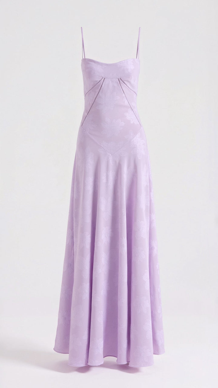Caroline | Dames Bruiloft Gast Slip Maxi Jurk