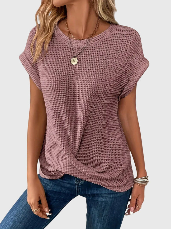 Isa | Elegante Blouse met Ronde Hals