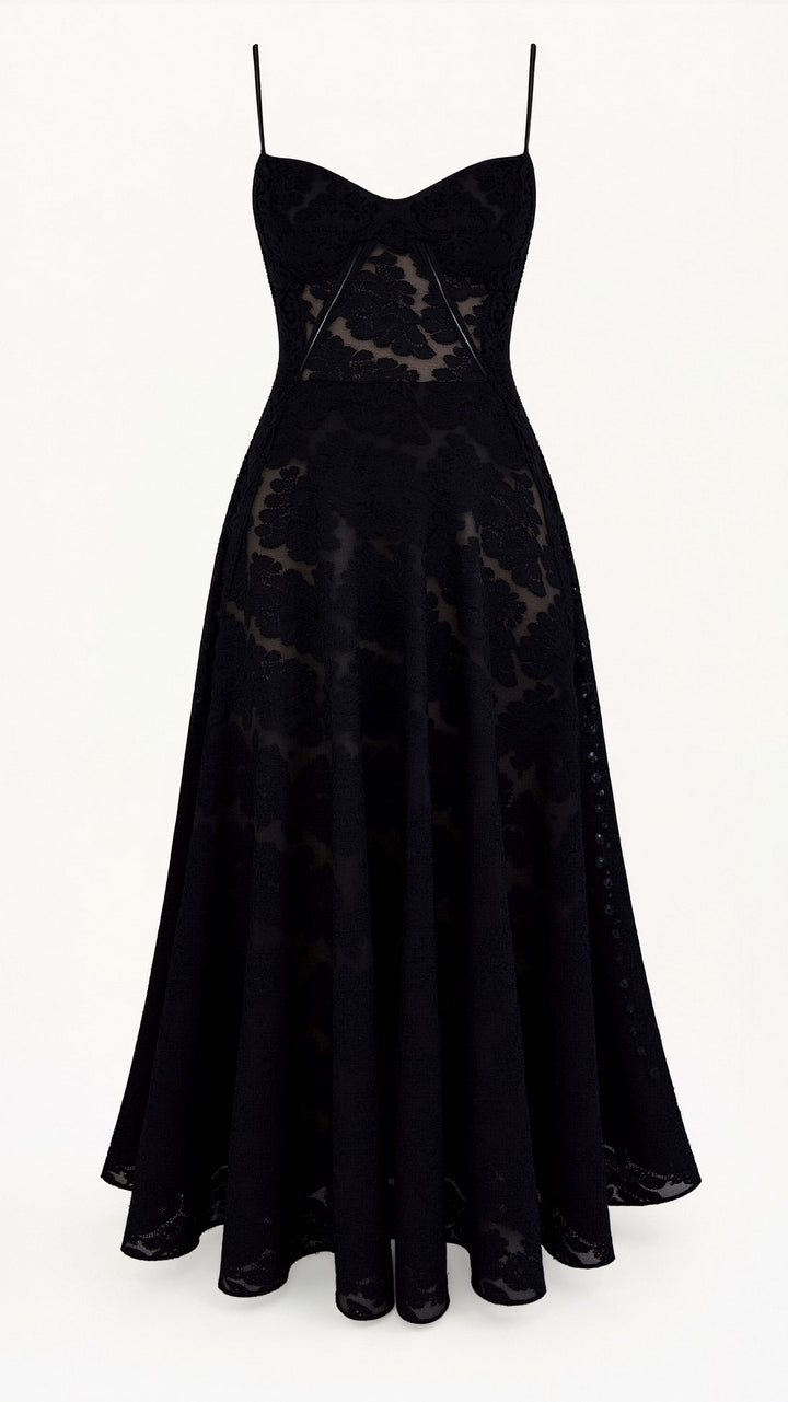 Caroline | Dames Bruiloft Gast Slip Maxi Jurk