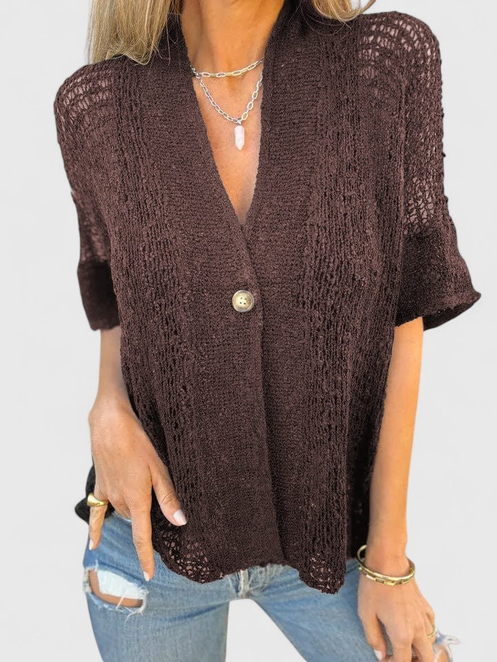 Calista | Elegante Gebreide Shirt