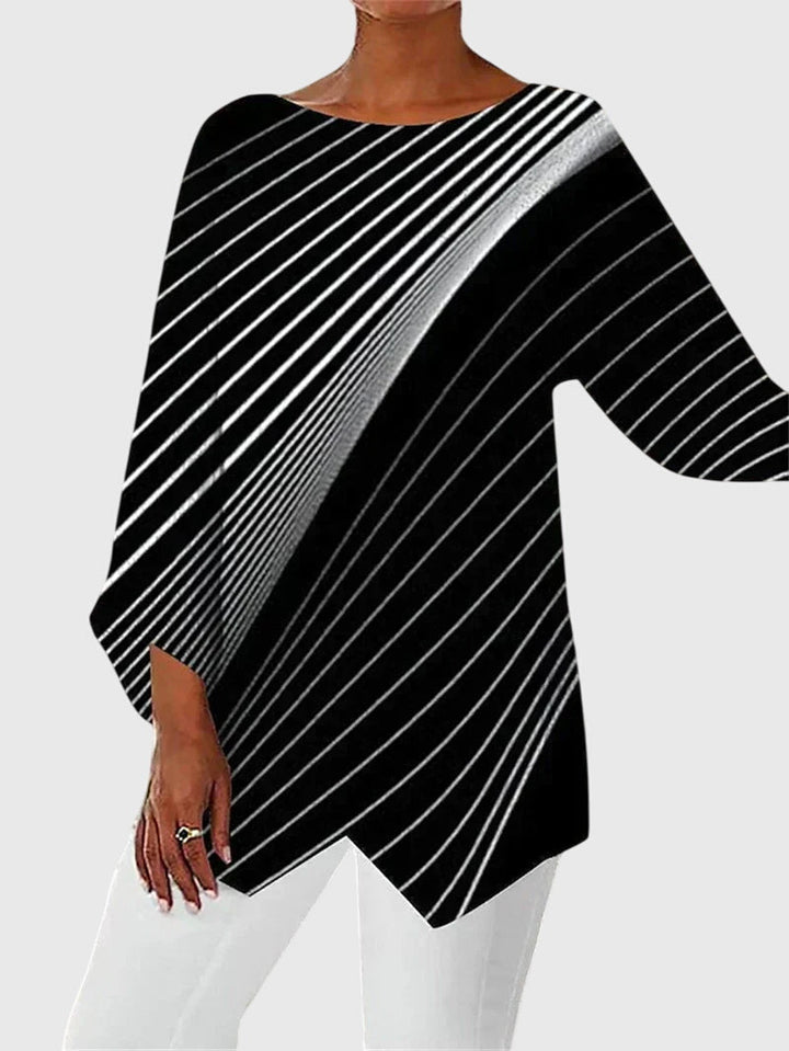 Alayah | Elegante Crew Neck Top