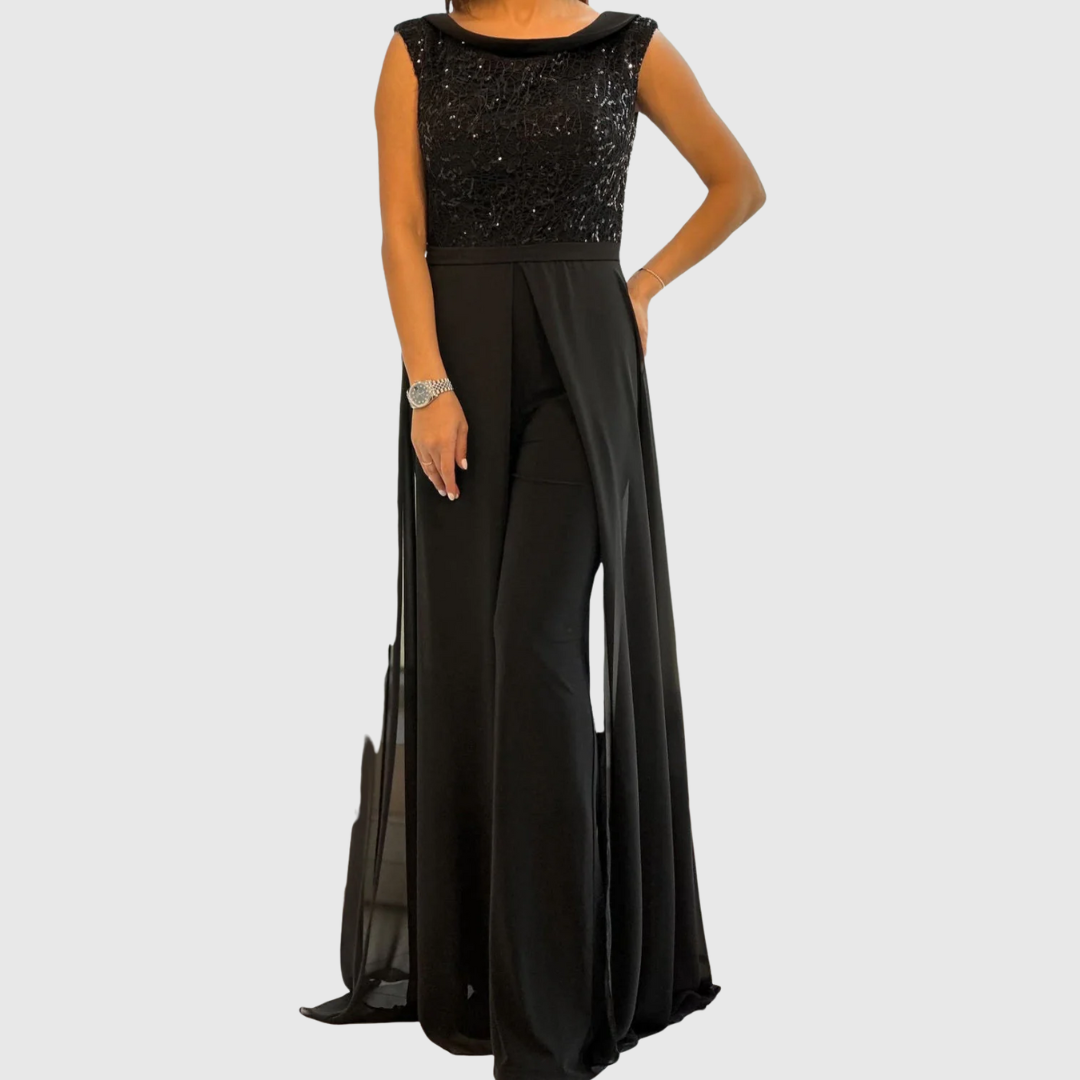 Zoraida Quinn | Stijlvolle Mouwloze Jumpsuit Jurk