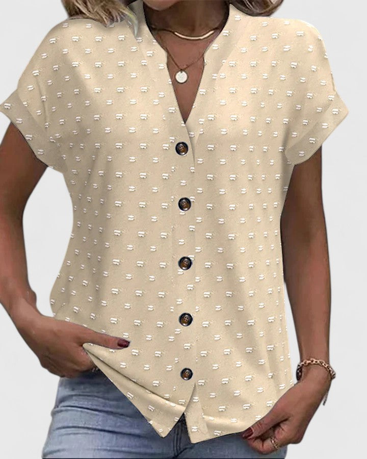 Miles | Comfortabele V-hals Shirt
