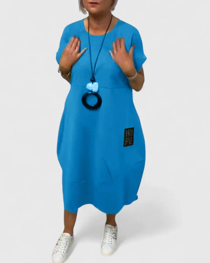 Thalyssiah | Comfortabele Midi Jurk