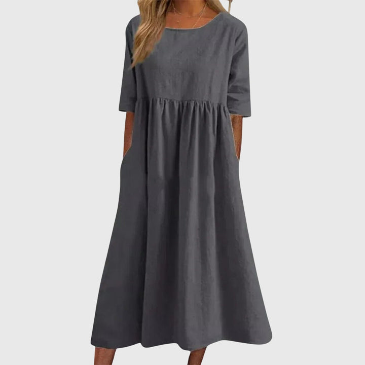 Haisley | Elegante Korte Mouwen Jurk