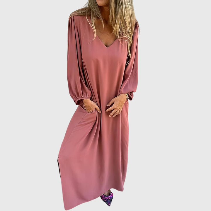 Carol - Lange Boho Jurk Met Zakken