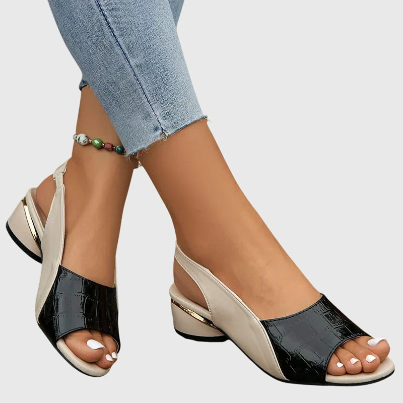 Whitney | Elegante Leren Sandalen