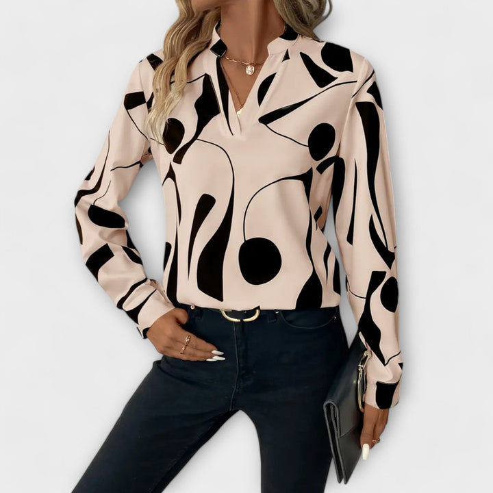 Lara Elegante Blouse Met Ontwerp