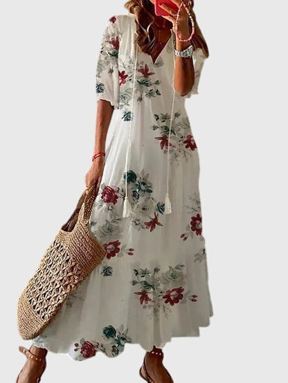 Amalia | Boho Vintage Zomerjurk