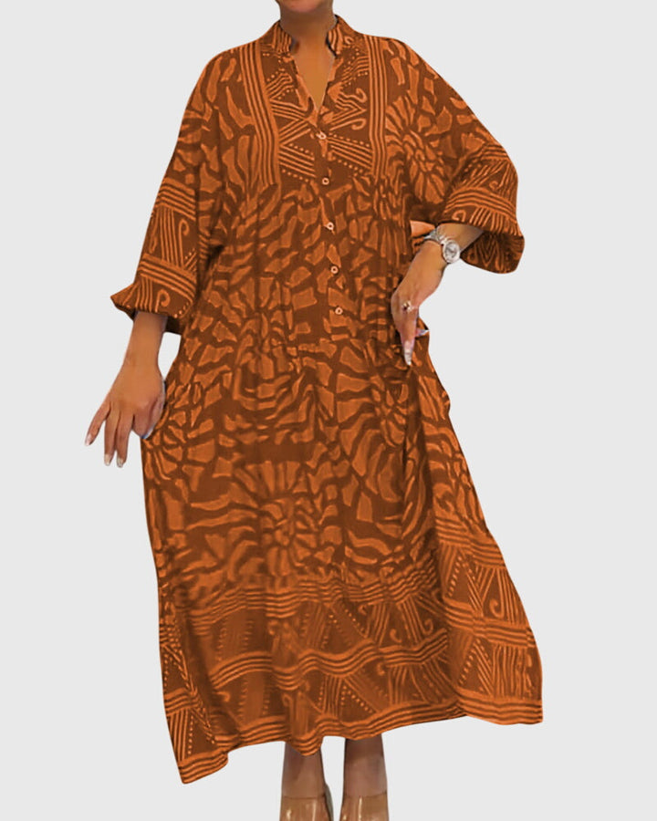 Mckinley | Maxi Jurk Met Elegante Print