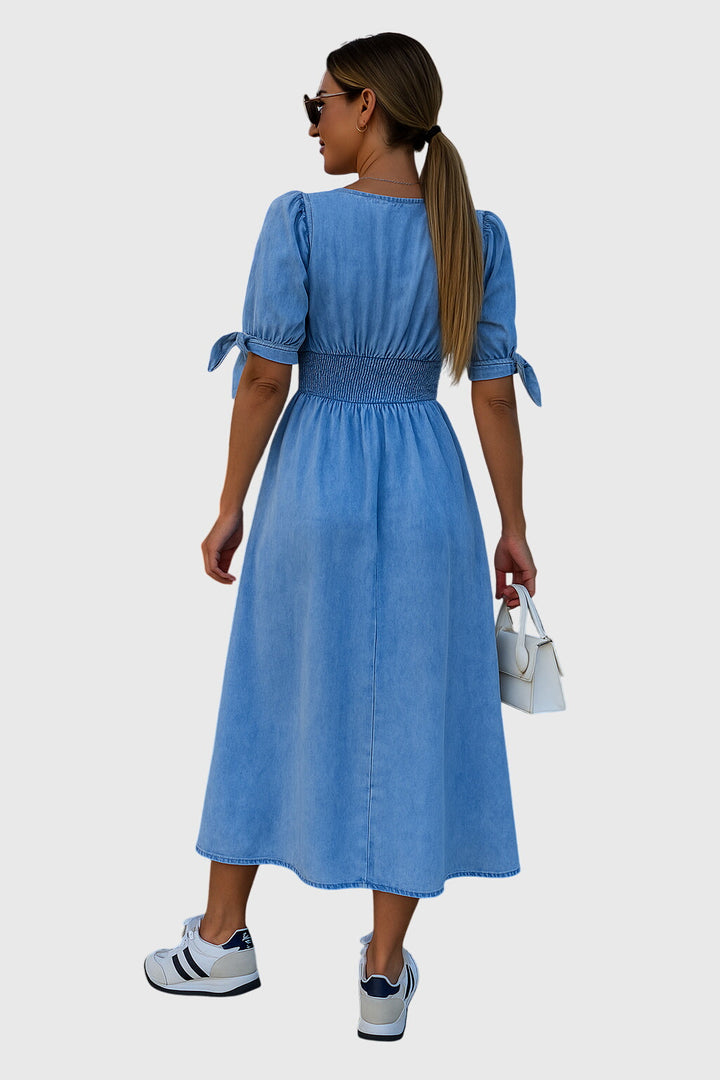 Jacqueline | Elegante Denim Jurk