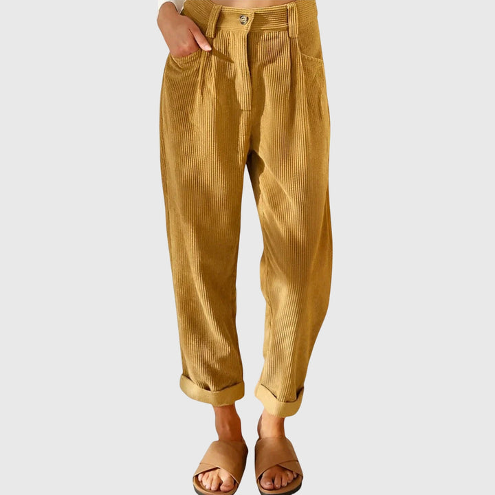 Jana - Moderne Corduroy Broek