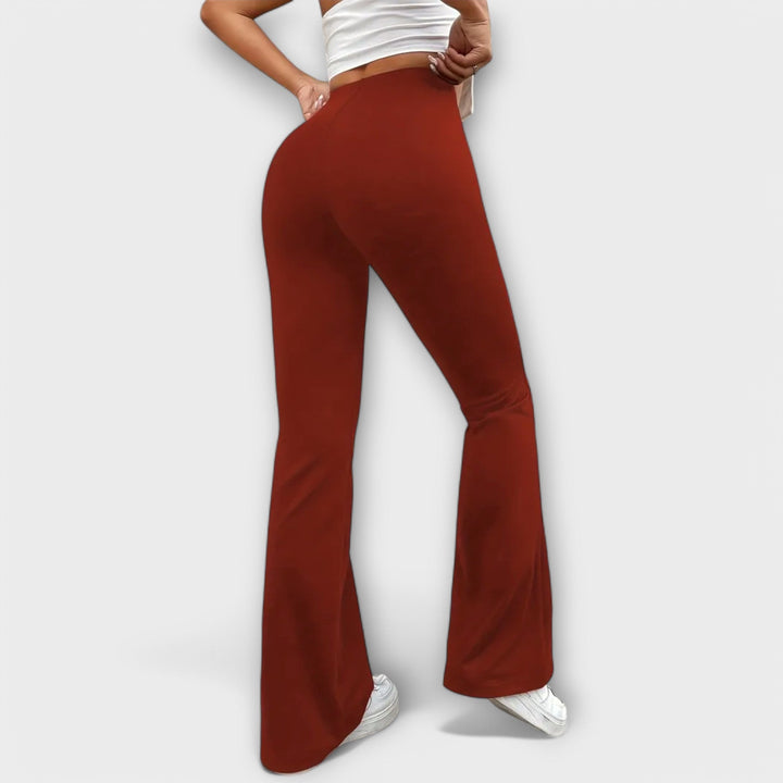 Serena - Relaxed Broek Met Uitlopende Pijp