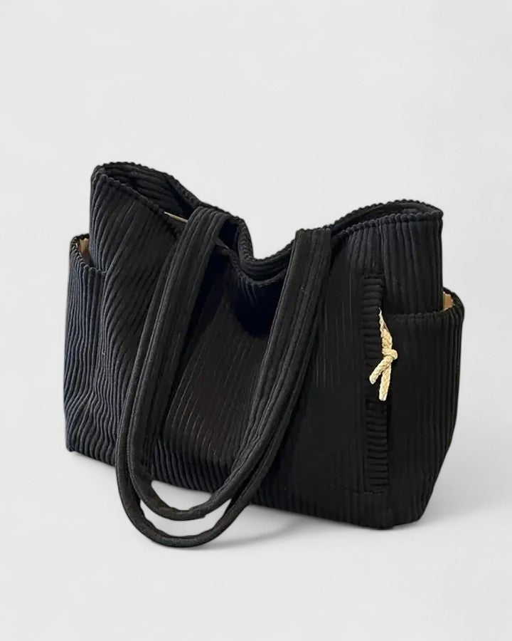 Mia | Dames Geribbelde Stijl Handtas