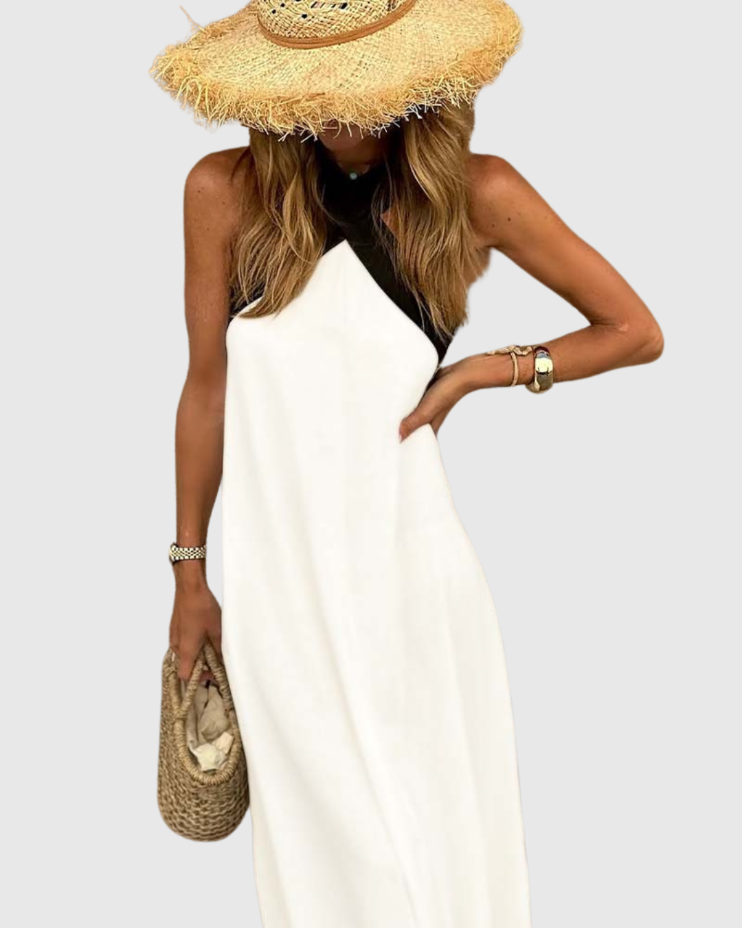 Orella | Cross-Neck Jurk
