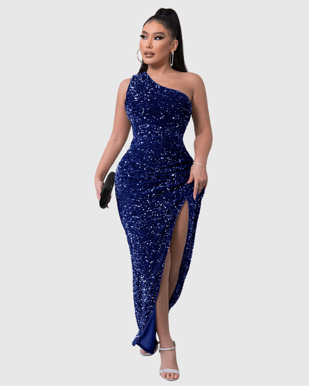 Lillian | Luxe Eén-Schouder Avondjurk