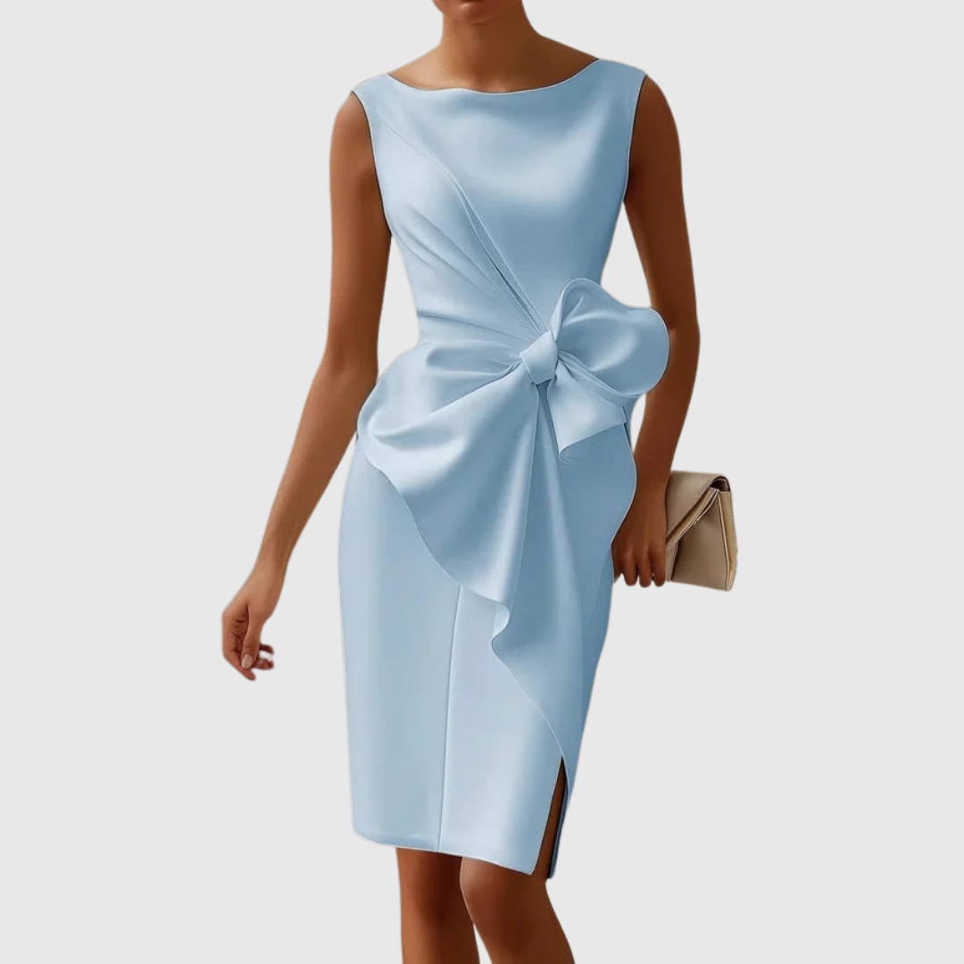Ainsley | Stijlvolle Mouwloze Midi Jurk