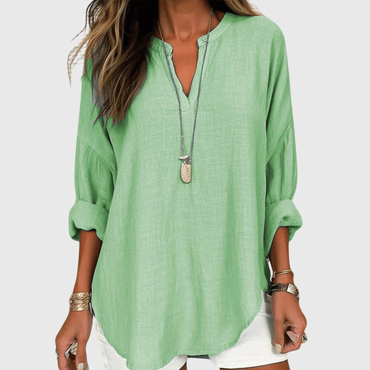 Lenara | Vloeiende Elegante Strandshirt