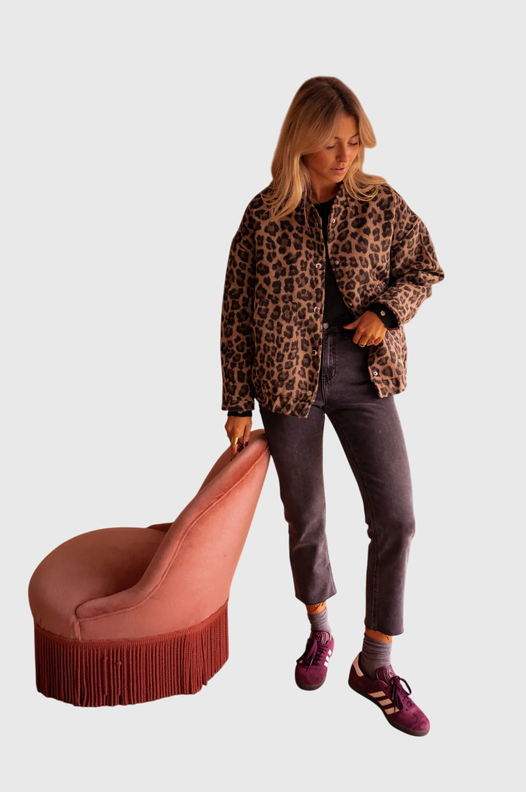 Elodie | Stijlvolle Luipaardprint Jas