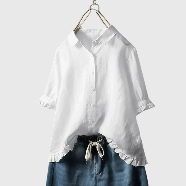 Pamela | Elegante &amp; Verfijnde Shirt