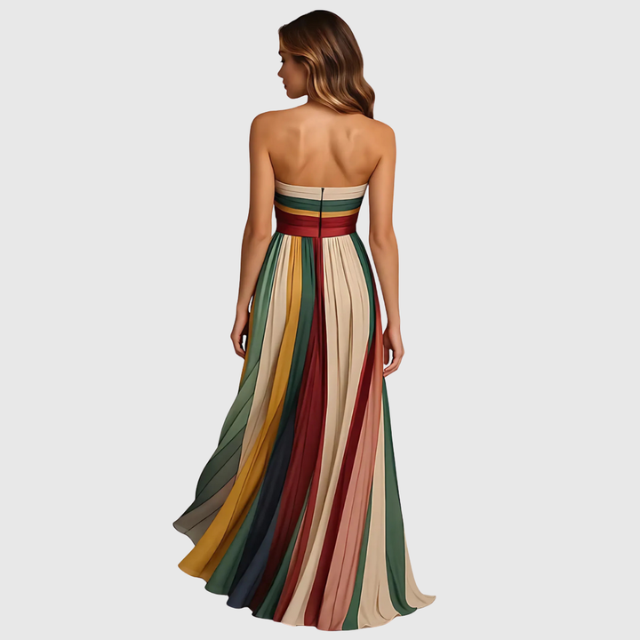 Isola | Chic Lange Jurk Met Elegante Details