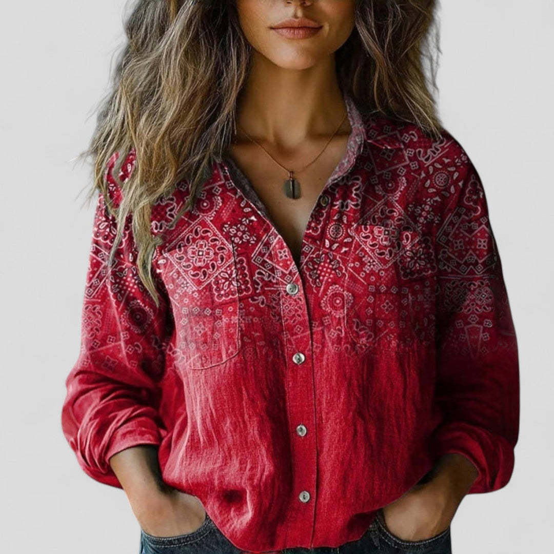 Lorenhilde | Comfortabele Blouse Shirt