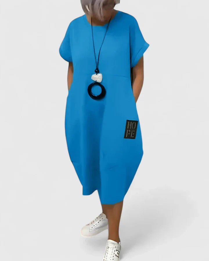Thalyssiah | Comfortabele Midi Jurk