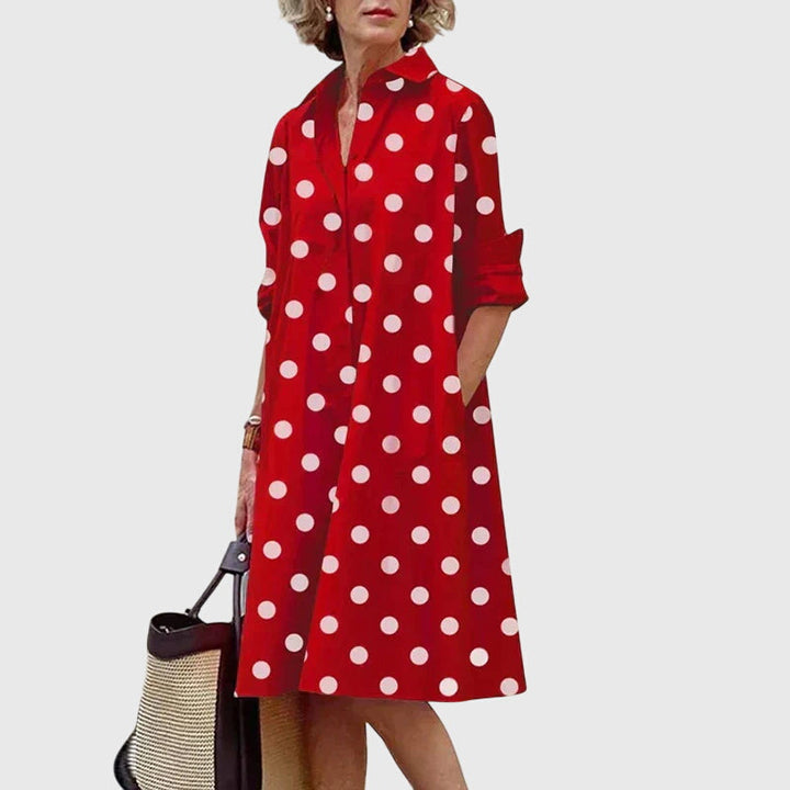 Paige - Elegante Jurk Met Zakken