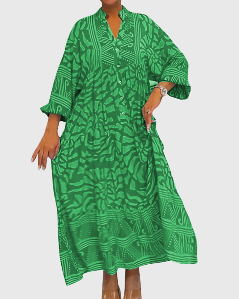 Mckinley | Maxi Jurk Met Elegante Print