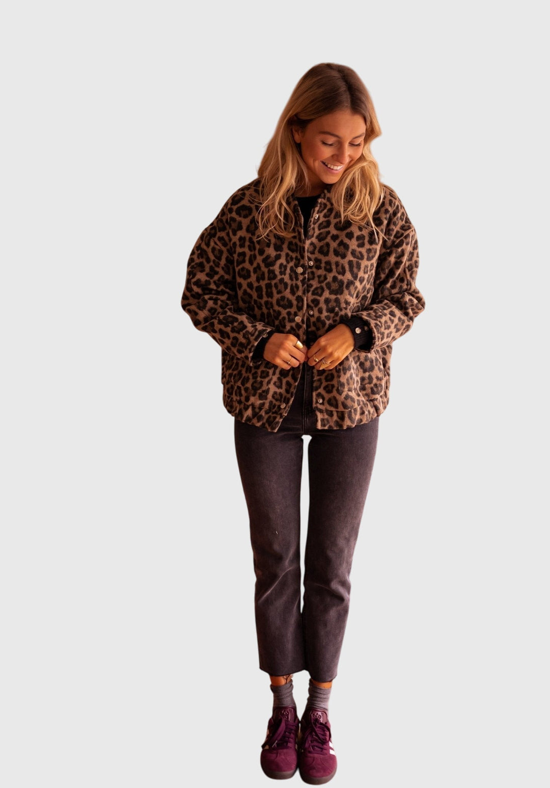 Elodie | Stijlvolle Luipaardprint Jas