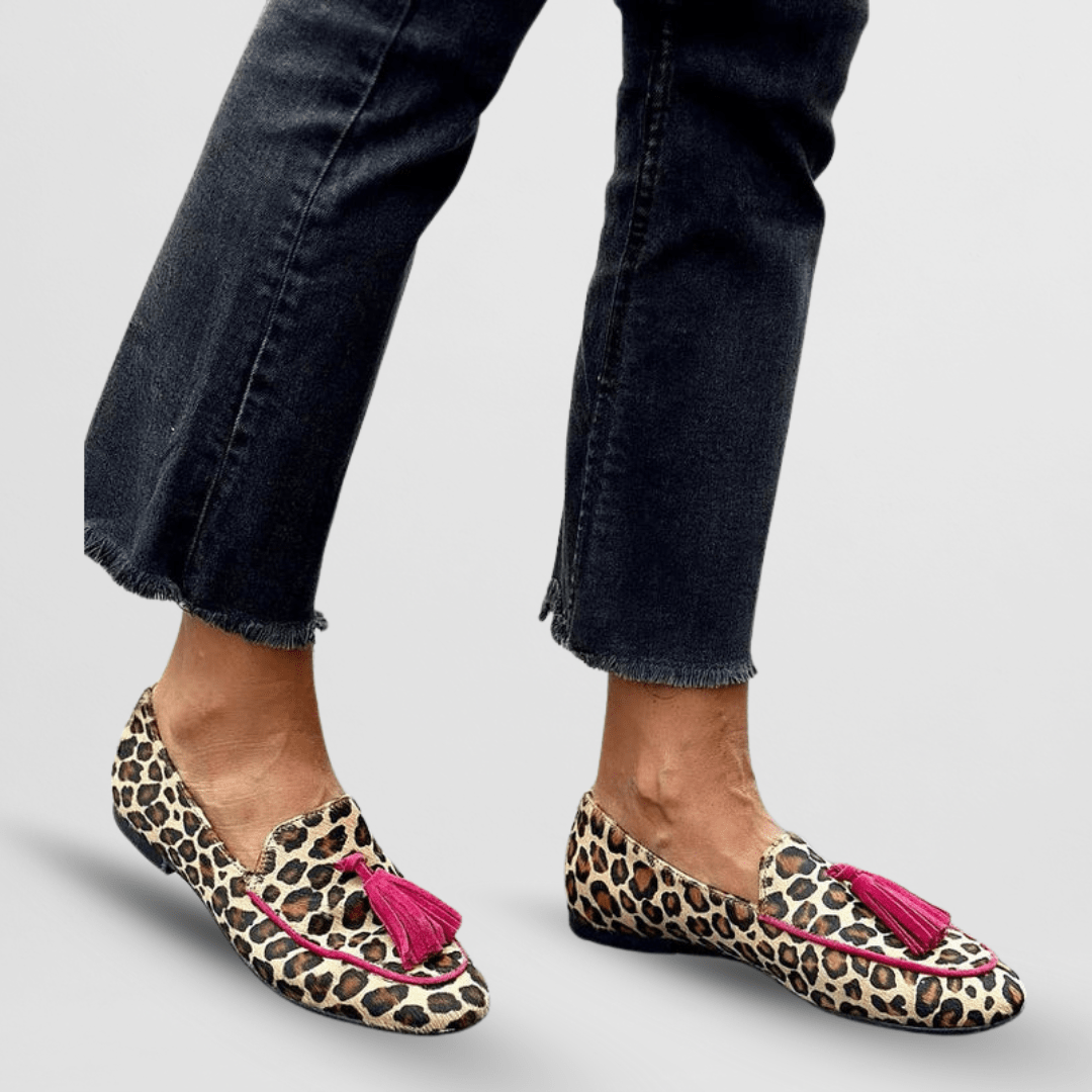 Francesca | Slippers met Franje Details