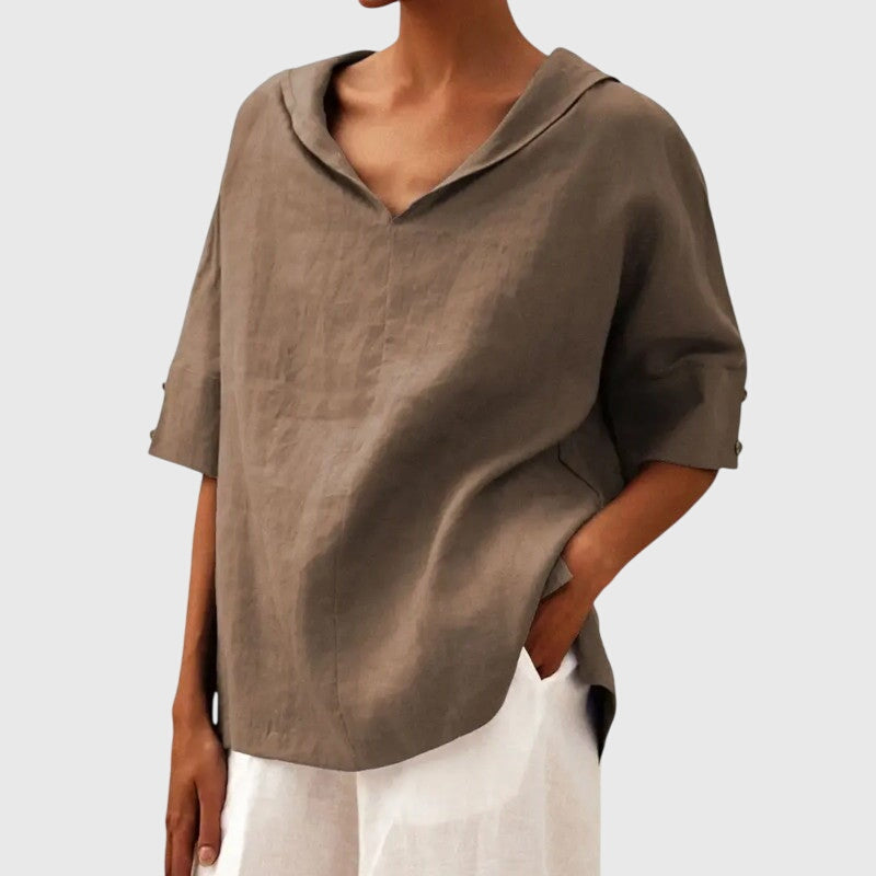 Ayla | Blouse - Bruin
