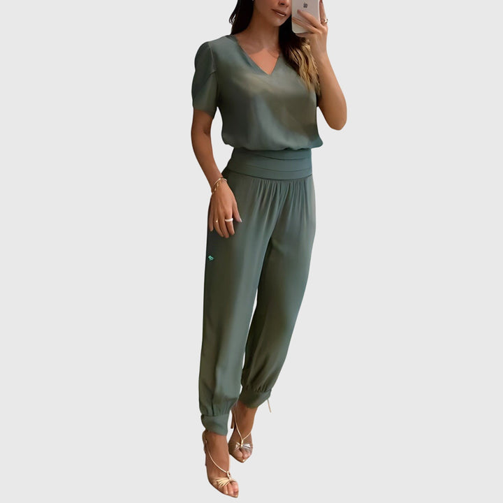 Jennifer | Stijlvolle Blouse en Broek Set