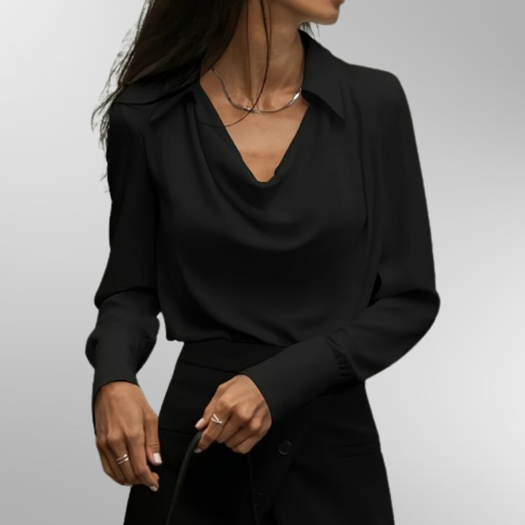 Violet | Elegante Satijnen Blouse