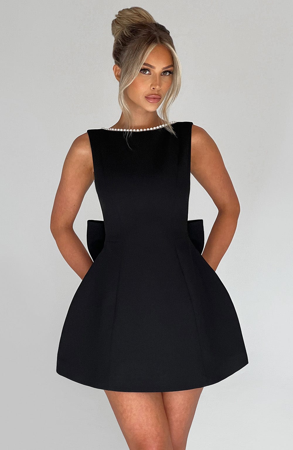 Kylie | Gestructureerde Mini-jurk voor Vrouwen als Bruiloftsgast